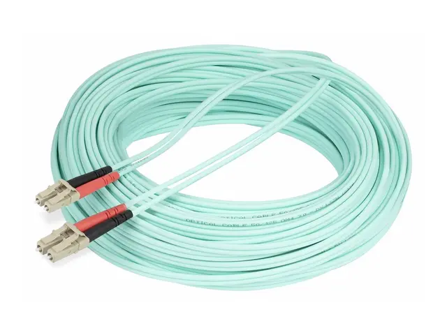 StarTech.com 25m (82ft) LC/UPC to OM4 Multimode Fiber Optic Cable,...