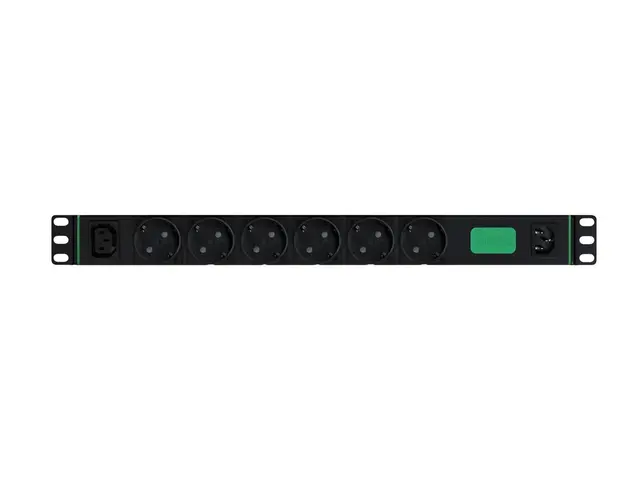 APC Easy Rack PDU Basic horizontal 1-phase 2.3 kW 230 V 10 A 6 x SCHUKO and 1 x C13 sockets IEC60320 C14 input 