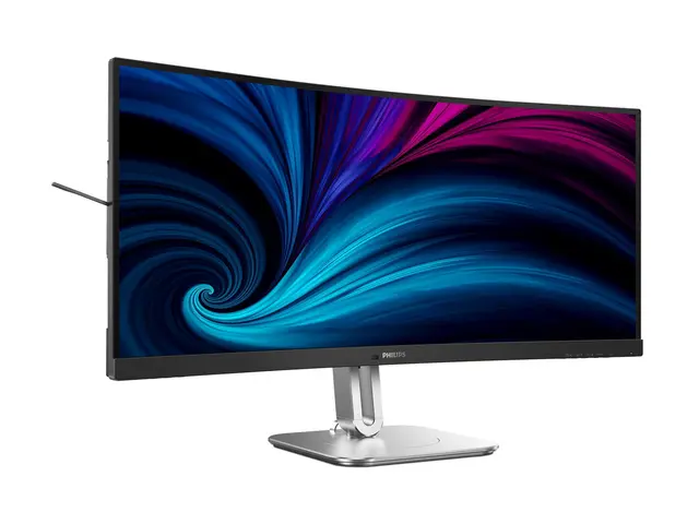 Philips 34B2U5900C - 5000 Series - LED-skjerm kurvet - USB - 34" - 5120 x 2160 WUHD @ 120 Hz - VA - 450 cd/m² - 3000:1 - DisplayHDR 400 - 2 ms - 2xHDMI, DisplayPort, USB-C - høyttalere - koksgrå, sølv (stativ) 