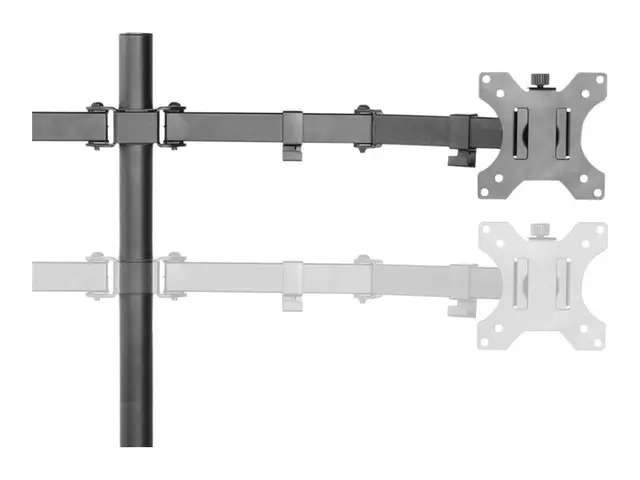 Neomounts FPMA-D550DD - Stativ full bevegelse for 2 LCD-skjermer s...