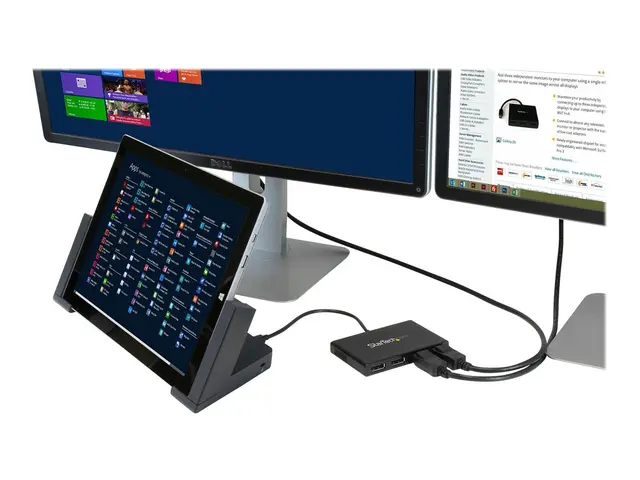 StarTech.com 4-Port Multi Monitor Adapter, DisplayPort 1.2 MST Hub...