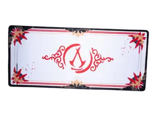 Lexip x Ubisoft - Musematte - flexible soft micro-textured surface ekstra stor - Assassin's Creed Shadows - hvit, svart, gull, rød