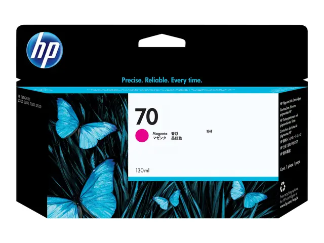 HP 70 - 130 ml magenta original DesignJet blekkpatron for HD Pro M...