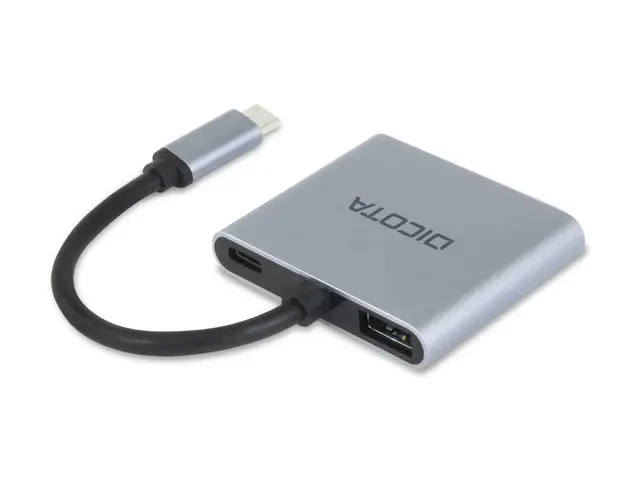 DICOTA 4-in-1 - dokkingstasjon - USB-C - HDMI