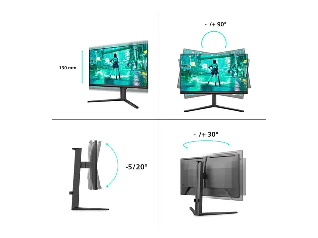 Philips Evnia 3000 24M2N3200A - LED-skjerm gaming 24" (23.8" synli...