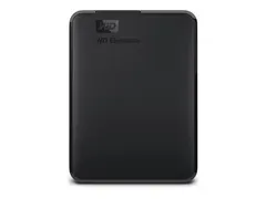 WD Elements Portable WDBLSS0040BBK - Harddisk 4 TB - ekstern (bærbar) - USB 3.2 Gen 1 - svart