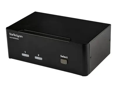 StarTech.com 2-Port DisplayPort KVM Switch - Dual-Monitor - 4K 60 ...