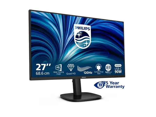 Philips 27B2U3601 - 3000 Series LED-skjerm 27" 2560 x 1440 QHD @ 1...