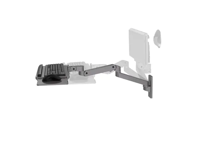 Ergotron LX Pro - Tastatur/musearm-monteringsbakke justerbar veggm...