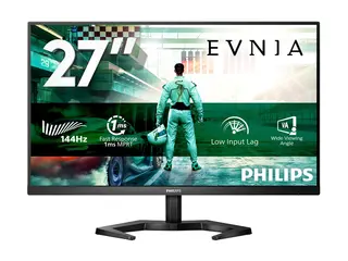 Philips Momentum 3000 27M1N3500LS LED-skjerm - 27" - 2560 x 1440 QHD @ 144 Hz - VA - 250 cd/m² - 4000:1 - HDR10 - 1 ms - 2xHDMI, DisplayPort - høyttalere - teksturert svart