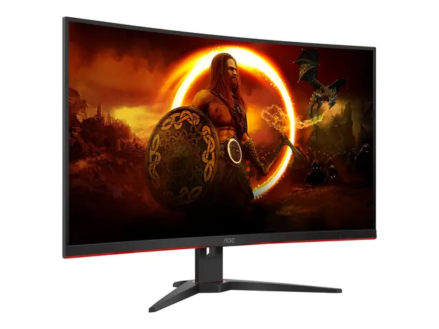 AOC Gaming C32G2ZE/BK - LED-skjerm gaming kurvet 32" (31.5" synlig...