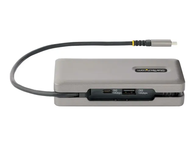 StarTech.com USB-C Multiport Adapter, HDMI/VGA, 4K 60Hz Video, 3-P...