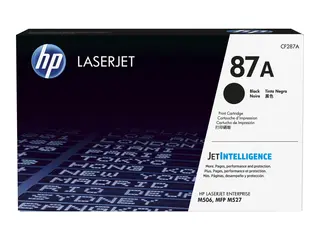 HP 87A - Svart - original - LaserJet tonerpatron (CF287A) - for LaserJet Enterprise M506, MFP M527; LaserJet Enterprise Flow MFP M527; LaserJet Pro M501