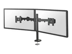 Neomounts FPMA-D960DG - Monteringssett - full bevegelse for 2 LCD-skjermer - svart - skjermst&#248;rrelse: 10&quot;-27&quot; - malje, skrivebordsmonterbar