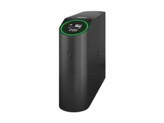 APC Back-UPS Pro - UPS - t&#229;rn, RGB-lys AC 230 V - 1320 watt - 2200 VA - enkeltfase - utgangskontakter: 6 - svart, midnatt