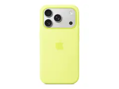 Apple - Baksidedeksel for mobiltelefon - MagSafe-samsvar silikon - neongul - for iPhone 17 Pro