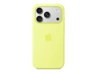 Apple - Baksidedeksel for mobiltelefon - MagSafe-samsvar silikon - neongul - for iPhone 17 Pro