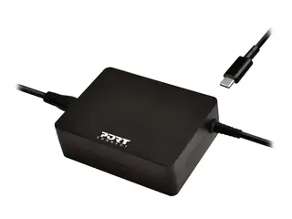 PORT Connect POWER SUPPLY TYPE C - Strømadapter AC 100-240 V - 90 watt