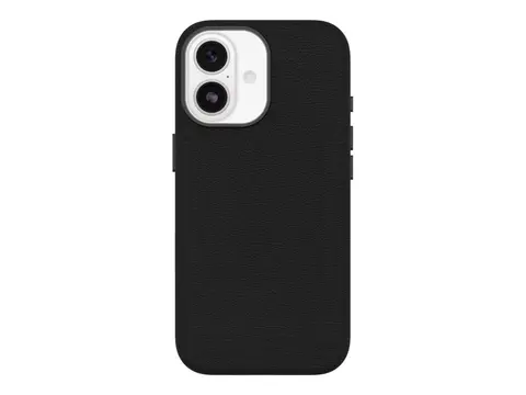 OtterBox Symmetry Series - Baksidedeksel for mobiltelefon MagSafe-samsvar - kaktusl&#230;r, magnet, polyuretan - noir aske (svart) - for Apple iPhone 17