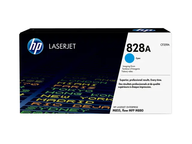 HP 828A - Cyan original trommelsett for Color LaserJet Enterprise ...