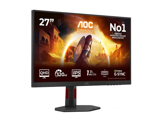 AOC Gaming Q27G4SRU - LED-skjerm gaming 27" 2560 x 1440 QHD @ 320 ...
