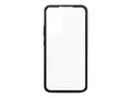 OtterBox React Series - Baksidedeksel for mobiltelefon svart krystall (klar/svart) - for Samsung Galaxy S22+