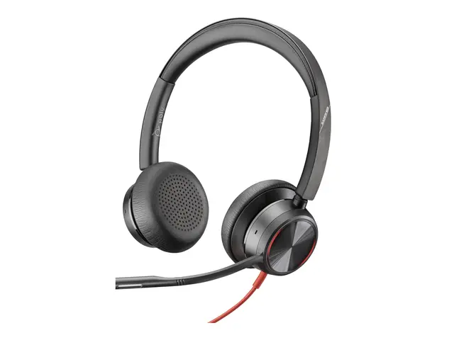 Poly Blackwire 8225 - 8200 series hodesett on-ear kablet aktiv stø...