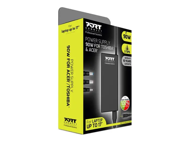 PORT Connect - Strømadapter AC 100-240 V 90 watt