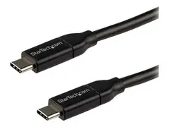 StarTech.com USB C To USB C Cable - 10 ft / 3m USB-IF Certified - 5A PD - USB 2.0 - USB Type C Charging Cable - USB C Fast Charge Cable (USB2C5C3M) - USB type C-kabel - 24 pin USB-C til 24 pin USB-C - 3 m