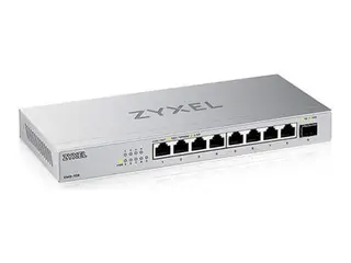 Zyxel XMG-100 Series XMG-108 - Switch ustyrt - ikke-styrt - 8 x 100/1000/2.5G + 1 x Gigabit SFP / 10 Gigabit SFP+ - stasjonær, veggmonterbar