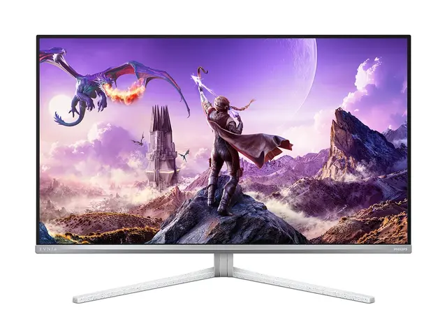 Philips Evnia 8000 32M2N8900P - OLED-skjerm gaming - USB - 32" (31.5" synlig) - 3840 x 2160 4K UHD (2160p) @ 240 Hz - 1500000:1 - DisplayHDR 500 True Black - 2xHDMI, DisplayPort, USB-C - høyttalere - hvit 