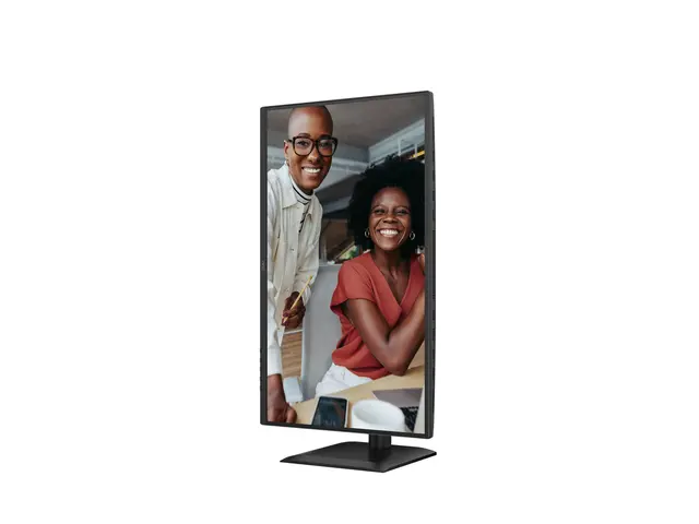 AOC 27E4U - LED-skjerm - 27" - 1920 x 1080 Full HD (1080p) @ 120 Hz IPS - 300 cd/m² - 1500:1 - 4 ms - HDMI, VGA, DisplayPort - høyttalere - svart 