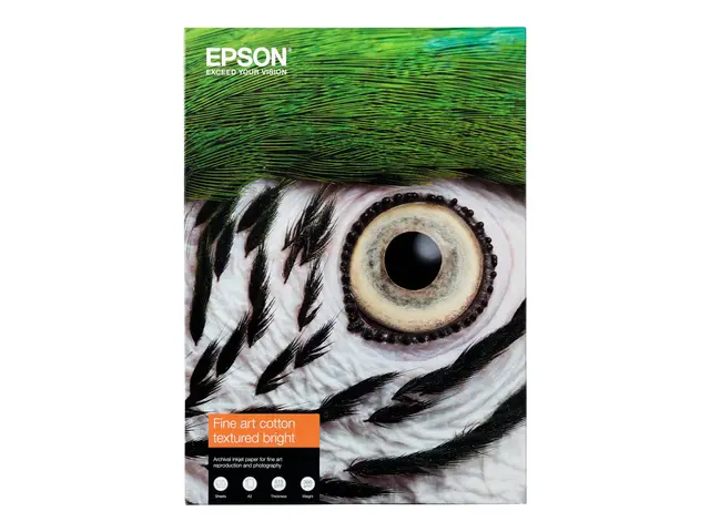 Epson Fine Art II - Bomull strukturert matt 515 mikroner sterkt hv...