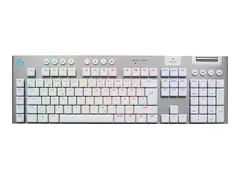 Logitech G G915 X - Tastatur - gaming, LIGHTSPEED full size - bakgrunnsbelyst - tr&#229;dl&#248;s - Bluetooth, 2.4 GHz, USB-C - hvit