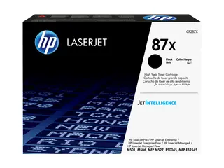 HP 87X - Høy ytelse - svart - original LaserJet - tonerpatron (CF287X) - for LaserJet Enterprise M506, MFP M527; LaserJet Enterprise Flow MFP M527; LaserJet Pro M501