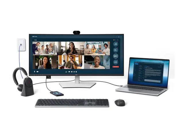 Dell Pro 7 KM726 - Tastatur- og mussett smalt trådløs 2.4 GHz, Blu...
