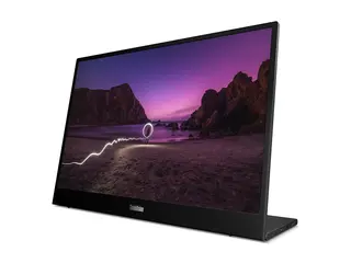 Lenovo ThinkVision M16 - LED-skjerm - 16" portabel - 1920 x 1200 @ 60 Hz - IPS - 300 cd/m² - 1500:1 - 6 ms - HDMI, DisplayPort, USB-C - eklipsesvart