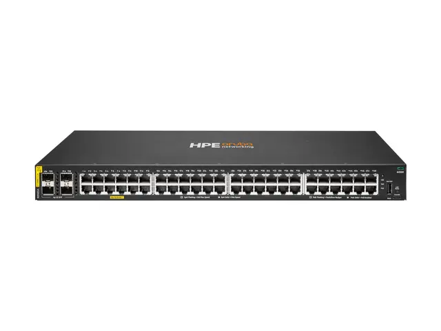 HPE Aruba 6000 48G Class4 PoE 4SFP 370W Switch - Switch - Styrt - ...
