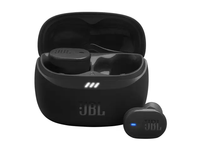 JBL TUNE Buds 2 - True wireless-hodetelefoner med mikrofon i øret - Bluetooth - aktiv støydemping - svart 