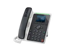 HP Poly Edge E100 - VoIP-telefon med anrops-ID/samtale venter treveis anropskapasitet - SIP, SDP - midnattsbl&#229;, hvit