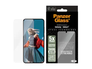 PanzerGlass Ceramic Protection Skjermbeskyttelse for mobiltelefon - ultrabred passform - glass