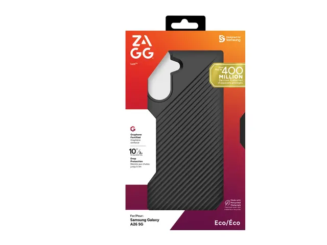 ZAGG Luxe - Baksidedeksel for mobiltelefon svart Samsung Galaxy A26