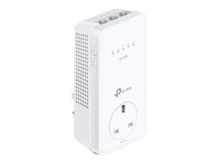 TP-Link TL-WPA8631P V4 - Strømlinjeadapter 1GbE, HomePlug AV (HPAV), HomePlug AV (HPAV) 2.0, IEEE 1901 Wi-Fi 5 - Dobbeltbånd - veggpluggbar