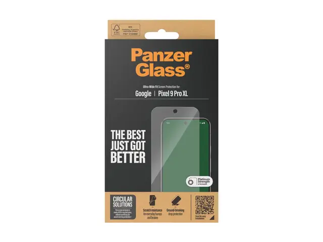PanzerGlass - Skjermbeskyttelse for mobiltelefon ultrabred passfor...