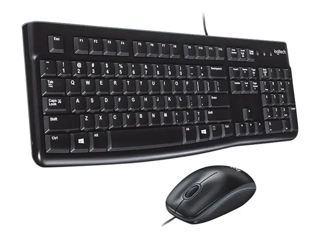 Logitech Desktop MK120 - Tastatur- og mussett USB Fransk