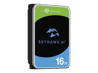 Seagate SkyHawk AI ST16000VE004 - Harddisk 16 TB - intern - 3.5" - SATA 6Gb/s - buffer: 512 MB - med 3-års Seagate Rescue Data Recovery
