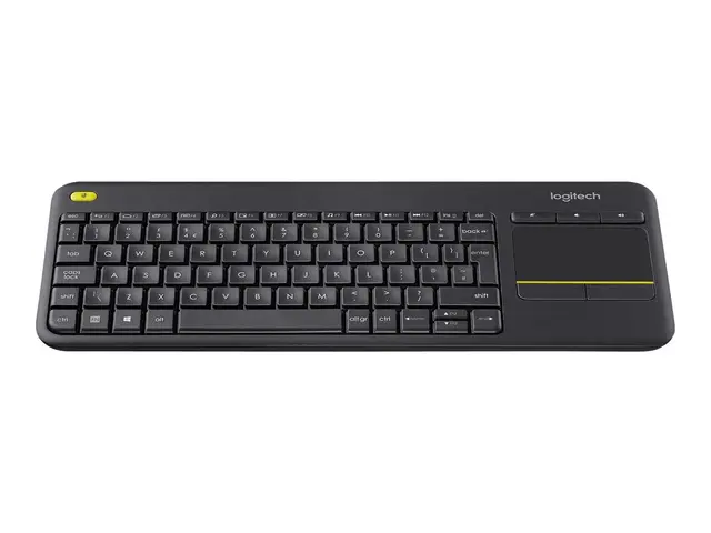 Logitech Wireless Touch Keyboard K400 Plus - Tastatur - trådløs - ...