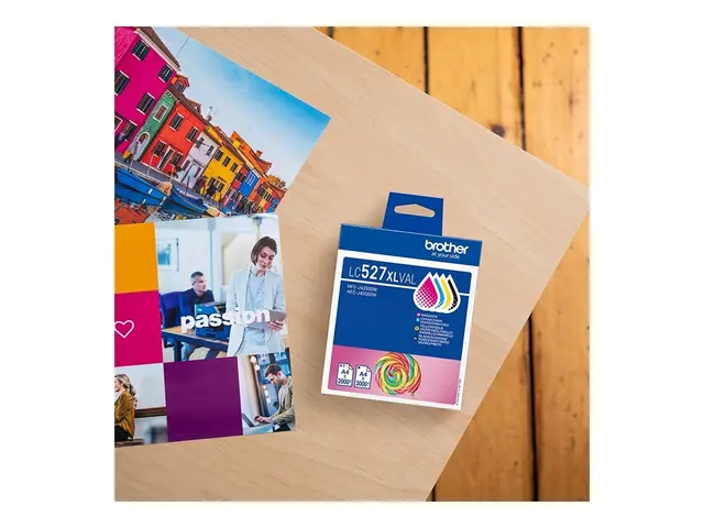 Brother LC527XL Value Pack - 4-pack Høy ytelse svart, gul, cyan, m...