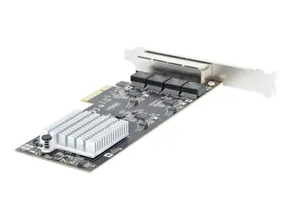 STARTECH.COM 4-Port 2.5G NBASE-T PCIe Network Card Computer Network Card Inte
