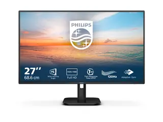 Philips 27E1N1100A - 1000 Series - LED-skjerm 27" - 1920 x 1080 Full HD (1080p) @ 100 Hz - IPS - 250 cd/m² - 1300:1 - 1 ms - HDMI, VGA - høyttalere - svart